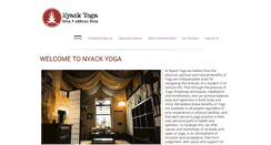 Desktop Screenshot of nyackyoga42main.com